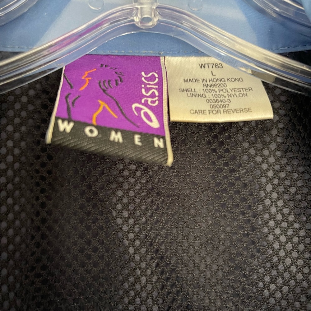 ASICS women’s running jacket windbreaker size L - Picture 2 of 5